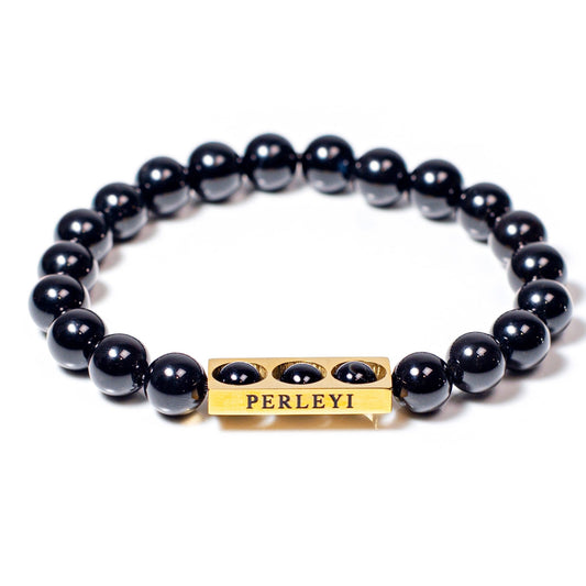 ELI Bracelet en perle Onyx 08mm